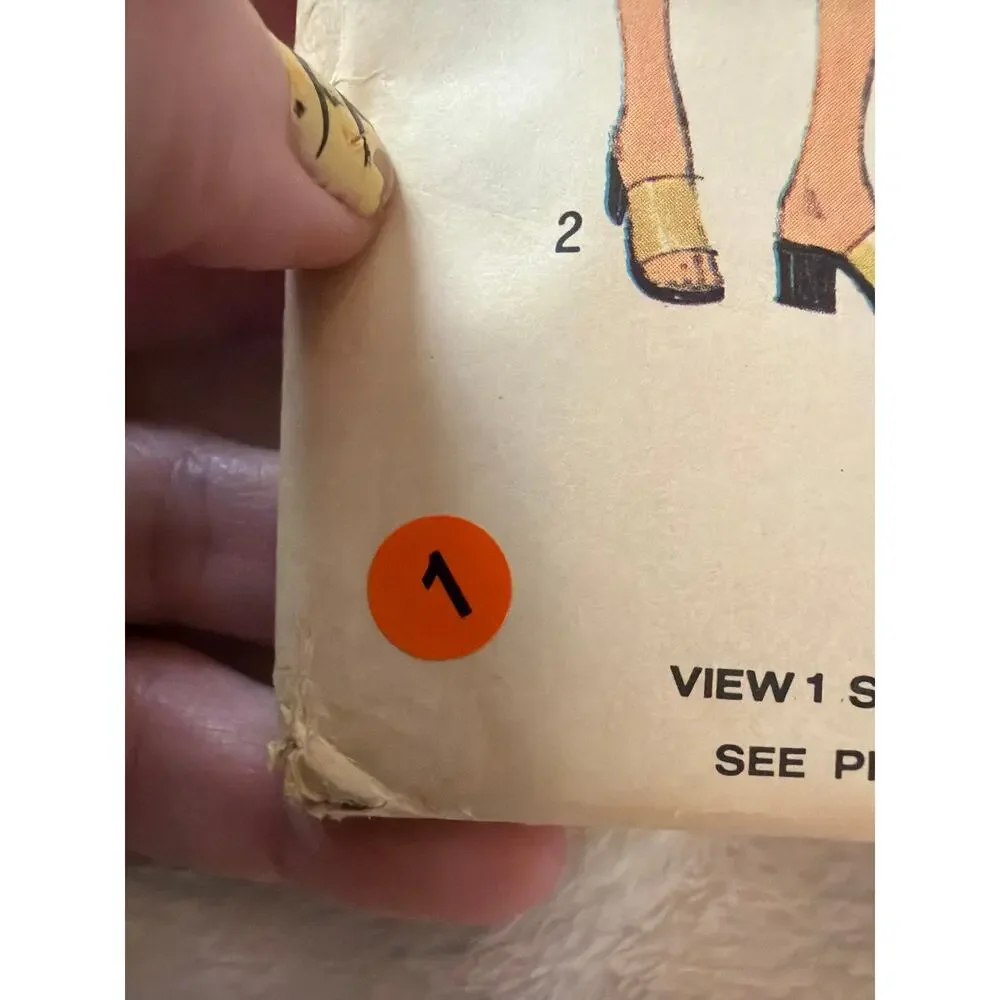Vintage Simplicity 6356 Misses Swimsuit Bathing Suit Cover Up Pattern Size 12